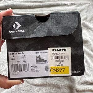 NWT Converse All Star High Tops - Black